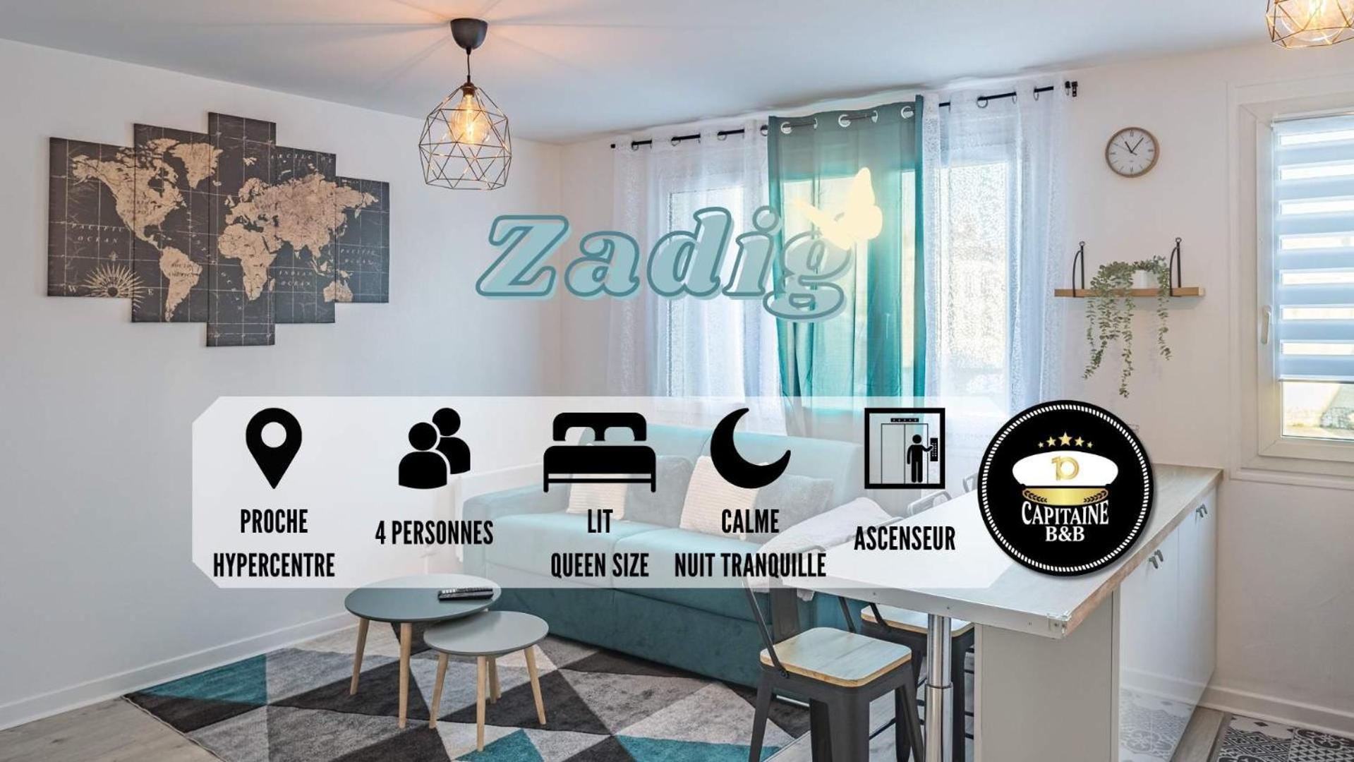 Zadig - Proche Hypercentre - 4 Pers. Apartman Troyes Kültér fotó